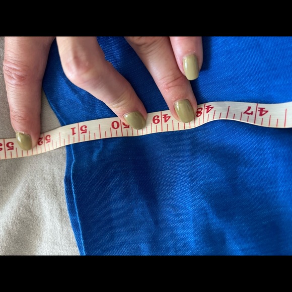 Linen blend maxi dress. - Picture 11 of 12